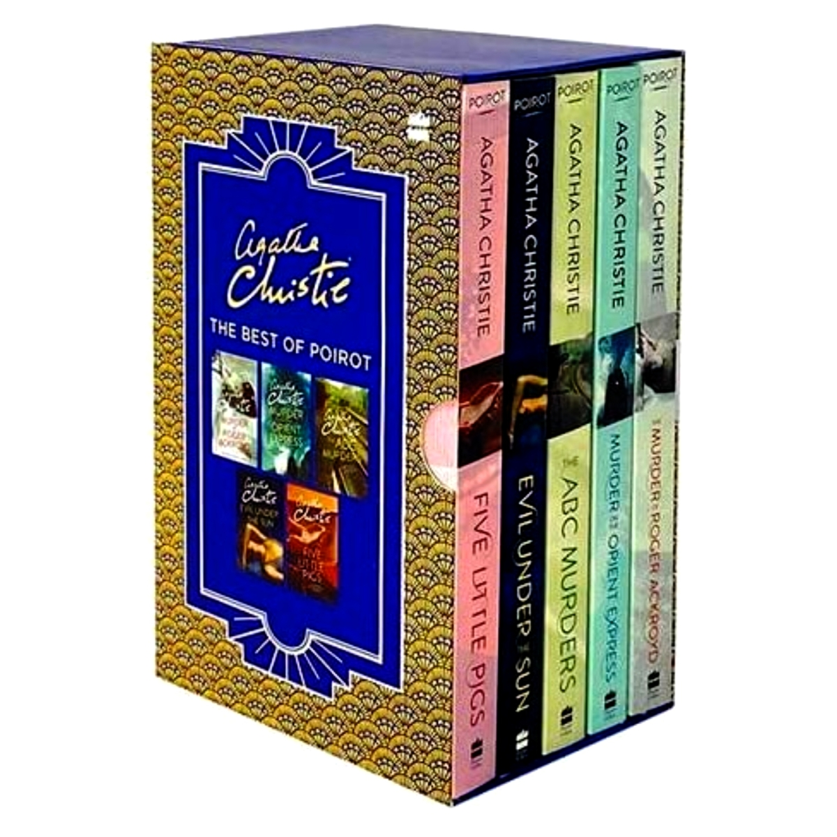 Agatha Christie The Best Of Poirot 5 Books Box Set Collection Pack